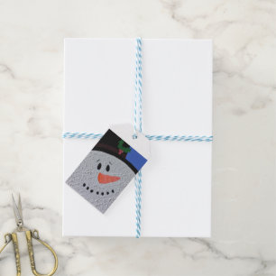 Snowman gift tags