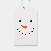 Snowman Gift Tags Christmas Present Labels