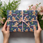 Snowman Gingerbread Christmas Snow Noel Wrapping Paper<br><div class="desc">Snowman Gingerbread Christmas Snow Noel</div>