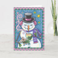 SNOWMAN, GINGERBREAD MAN, HOT CHOCOLATE MUG Blank