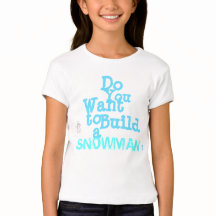 'Snowman' Girls' T-Shirt