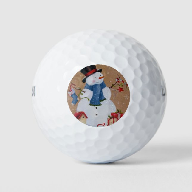 Snowman Golf Balls (Front)