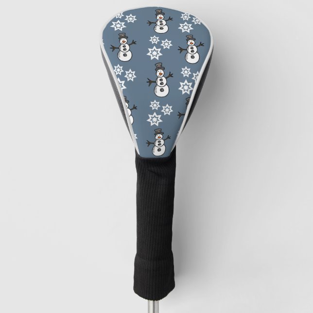 Snowman Golf Head Cover (Front)