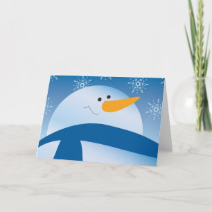 snowman greeting card