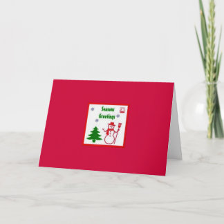 Snowman Greetings Card