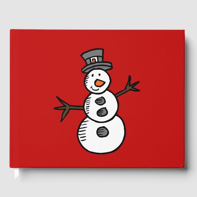 Snowman Guest Book (Front)