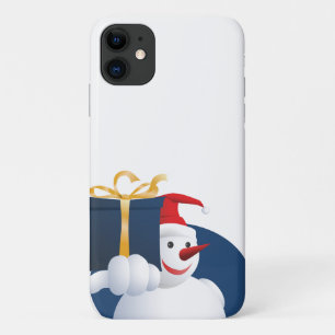 Snowman hands over gift... Case-Mate iPhone case