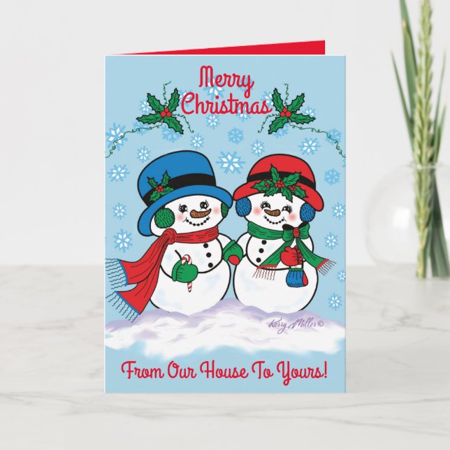 Snowman Holiday Card (Front)