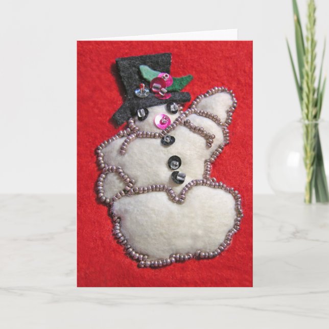 SnowMan Holiday Card (Front)