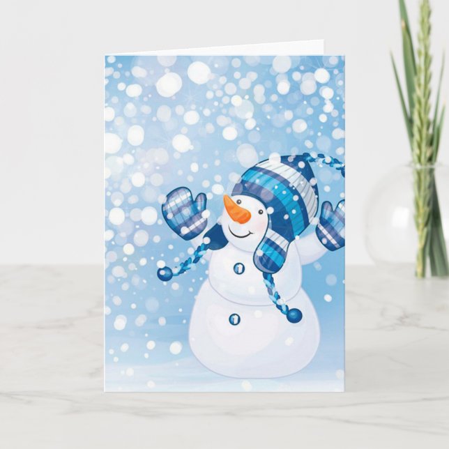 Snowman Holiday Card (Front)
