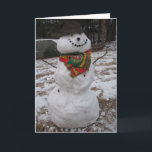 snowman holiday card<br><div class="desc">Happy Holidays!</div>