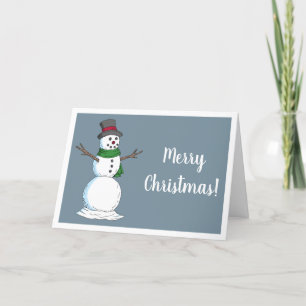 Snowman Holiday Card