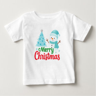 Snowman Holiday Cheer Baby T-Shirt