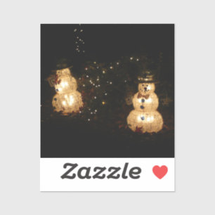 Snowman Holiday Light Display