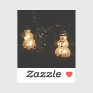 Snowman Holiday Light Display