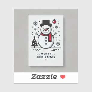Snowman Holiday Sticker 🎄 Exclusive Gift Deal!