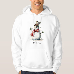 Snowman Hooded Sweatshirt