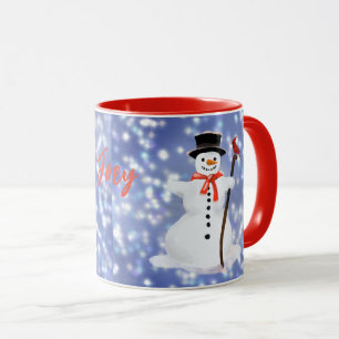 Snowman Hot chocolate Mug