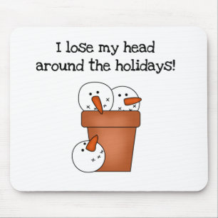 Snowman Humour T-shirts and Gifts Mouse Pad