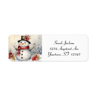 Snowman in a Black Hat