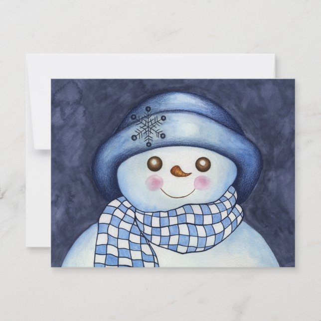 Snowman Invitation (Front)