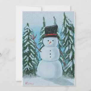 Snowman  invitation