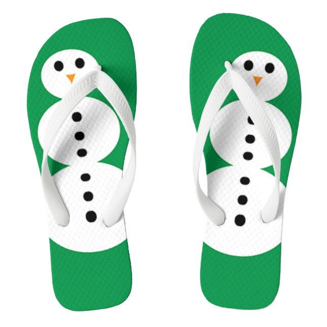 Snowman Jandals (Footbed)