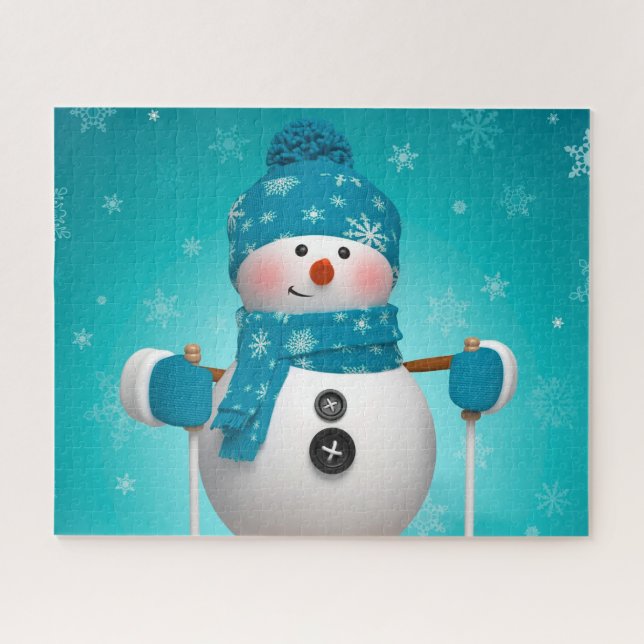 Snowman Jigsaw Puzzle (Horizontal)