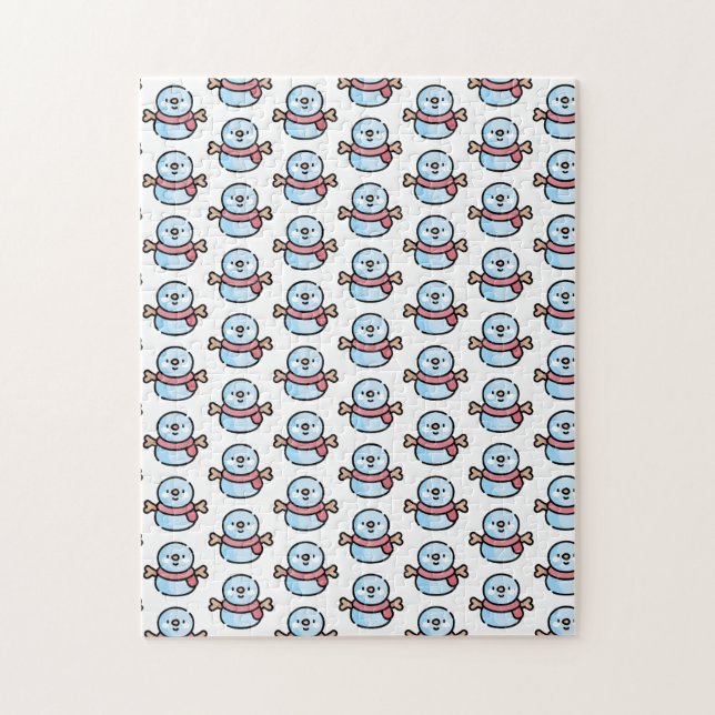 snowman jigsaw puzzle (Vertical)