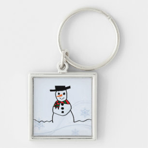 Snowman Key Ring