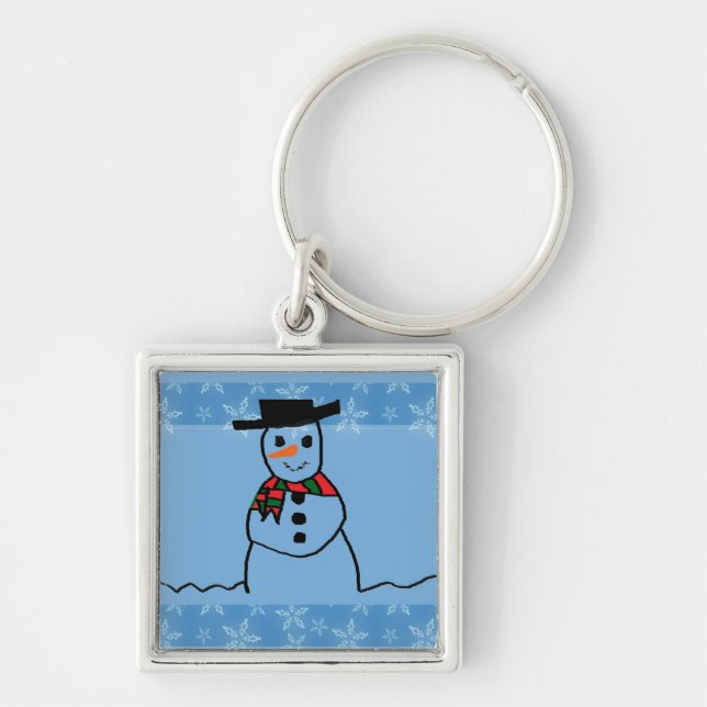 Snowman Key Ring (Front)