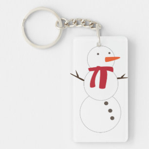 Snowman Key Ring