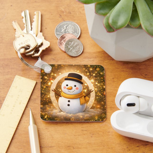 Snowman Key Ring (Desk)