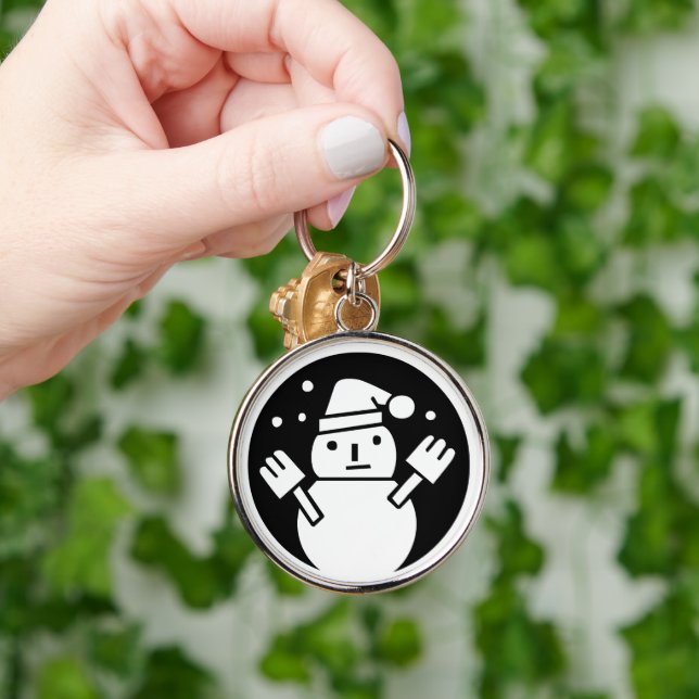 Snowman Key Ring (Hand)