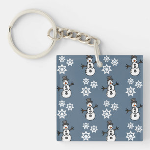 Snowman Key Ring