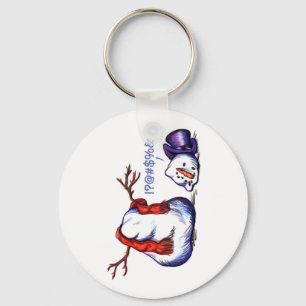 Snowman Key Ring