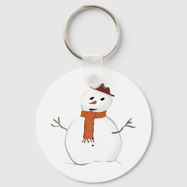 Snowman Key Ring (Front)