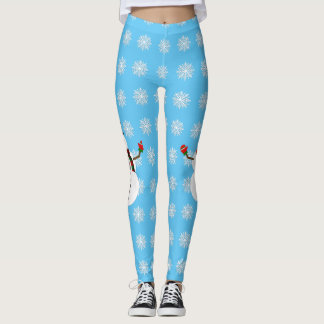 snowman leggings