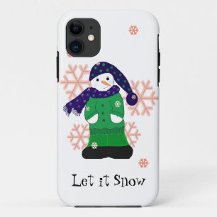 Snowman Let it Snow Case-Mate iPhone Case