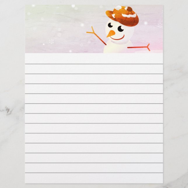 Snowman Letterhead (Front)