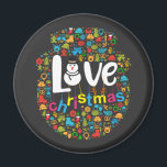 Snowman Love Christmas Decorations Magnet<br><div class="desc">Cute design of a Gingerbread Snowman Love Christmas Decorations decorations. Makes a special present for anyone during the holiday season.</div>