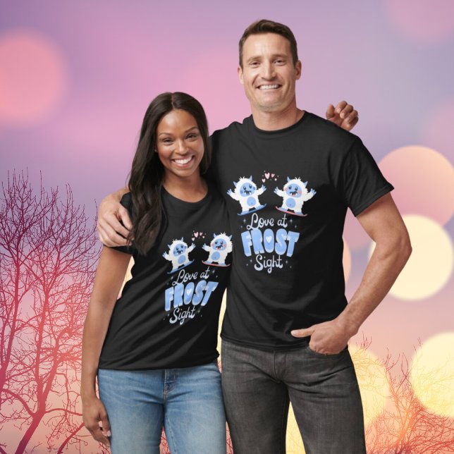 Snowman Lovers | Love At Frost Sight T-Shirt  (Creator Uploaded)