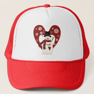 Snowman Loves Snow T-shirts and Gifts Trucker Hat