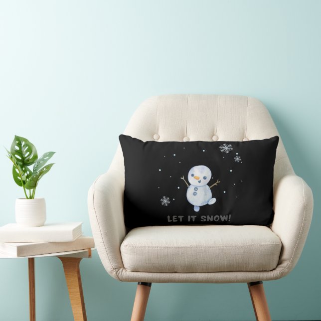 Snowman  lumbar cushion (Chair)
