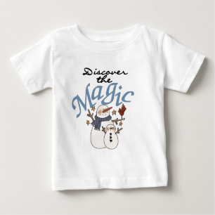 Snowman Magic Christmas Holiday Baby T-Shirt