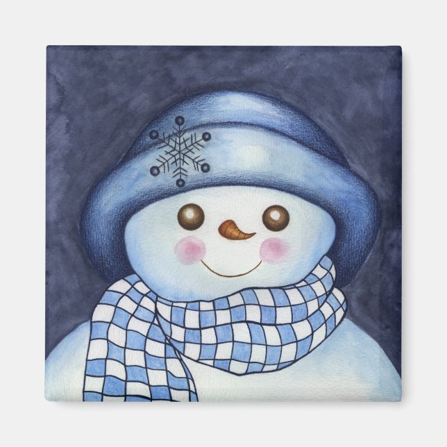 Snowman  Magnet (Front)