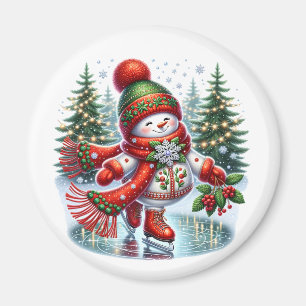 Snowman Magnet
