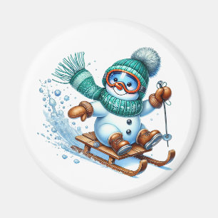 Snowman Magnet