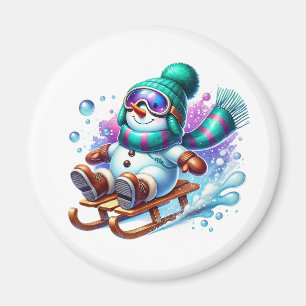 Snowman Magnet