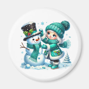 Snowman Magnet